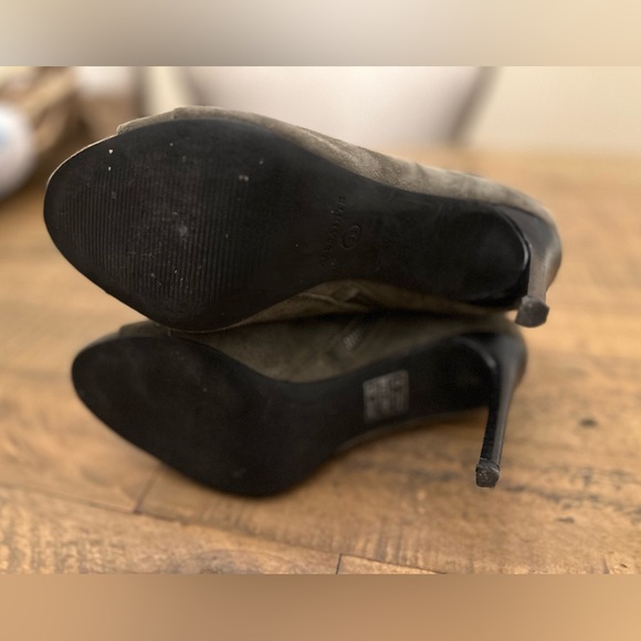 AllSaints Joanna Stiletto Lace Up Open Toe Ankle Boot - Size 38 - Picture 9 of 9